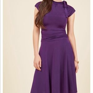 MODCLOTH DANCE FLOOR DATE A-LINE DRESS SIZE LARGE